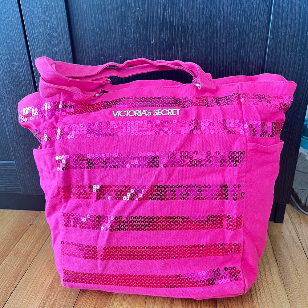 Sequin Pink Tote Bag